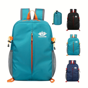 Mochila Unissex Leve Impermeável Dobrável Para Exterior Casual De Viagem Grande Capacidade Esportiva