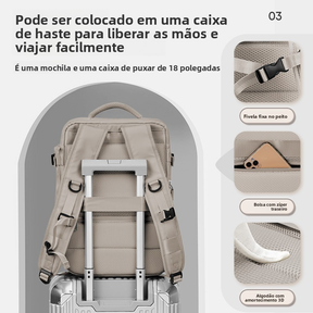 Males Multifuncional Viagem Mochila Portátil Grande Capacidade Transpirável Bagagem De Mão