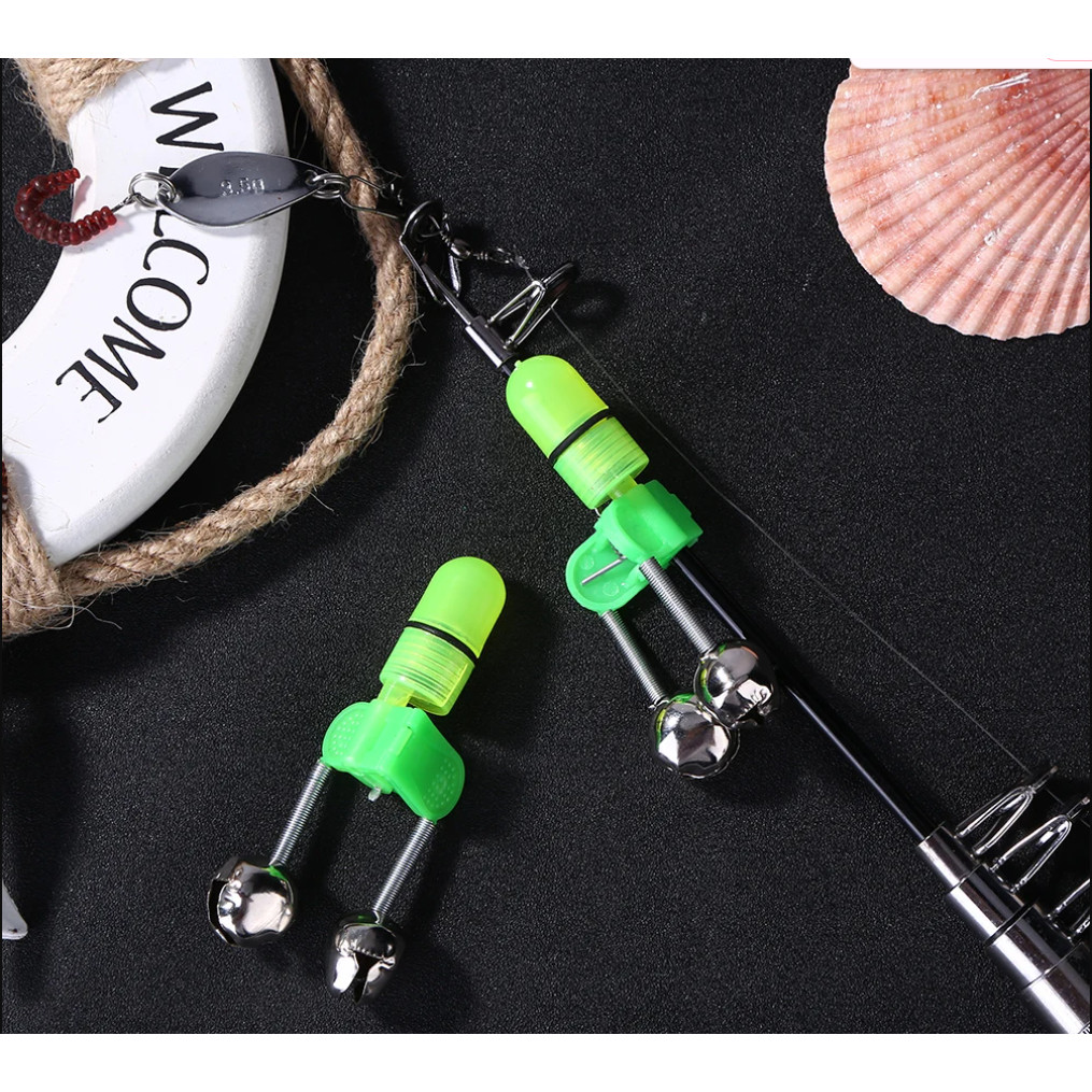 Alarmes De Mordida De Pesca Cana Sinos De Haste Ponta De Grampo Sino.-ATACADAO-