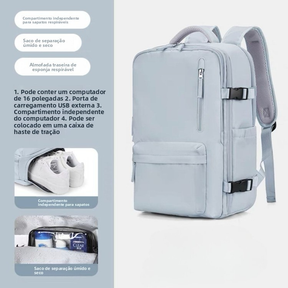 Males Multifuncional Viagem Mochila Portátil Grande Capacidade Transpirável Bagagem De Mão