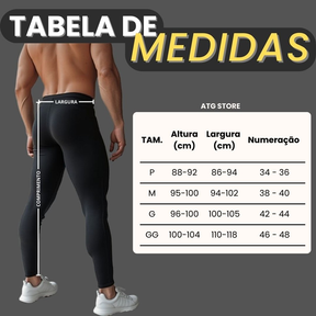 Calça Compressão Legging Flanelada Termica Academia Treino Modeladora Esportiva Corrida Versátil