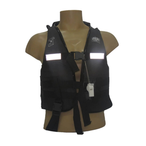 Colete Salva Vidas JEM Elite PRETO c/ Fita Refletiva - Todos os tamanhos