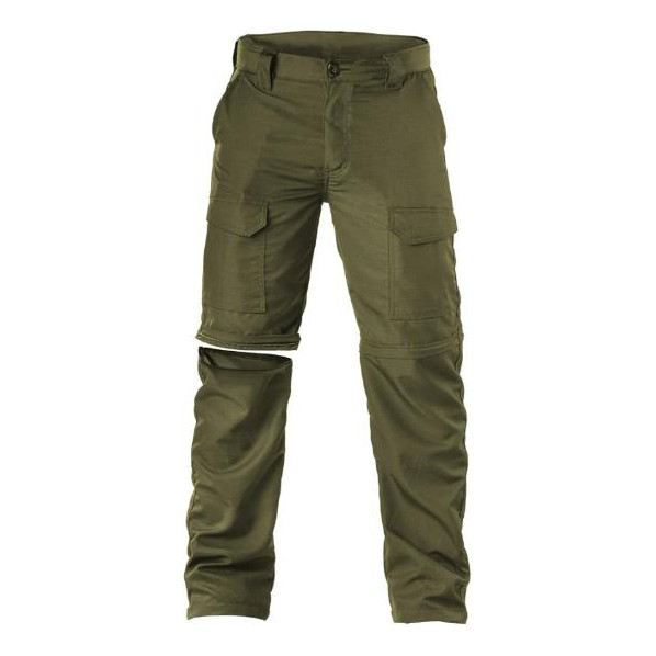 Calça de Pesca Vira Bermuda Trilha Camping Tecido Leve