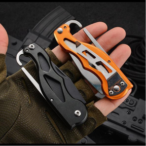 Canivete Automático Saque Rápido Aço Inox Esportivo Caça Pesca Com Clip