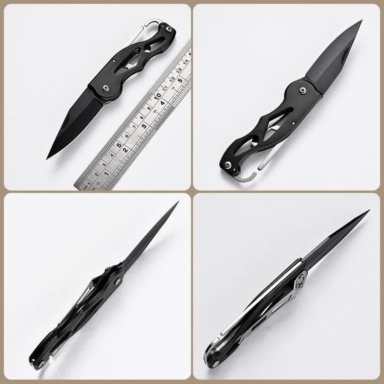 Canivete Automático Saque Rápido Aço Inox Esportivo Caça Pesca Com Clip