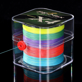 Linha De Pesca Multifilamento 300m/500m Verde Cinza Multicor 4 Fios Super Resistente PE