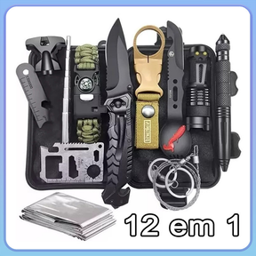 SOS Outdoor Adventure Camping Survival Equipment Conjunto De Ferramentas Multifuncionais De Sobrevivência De Emergência