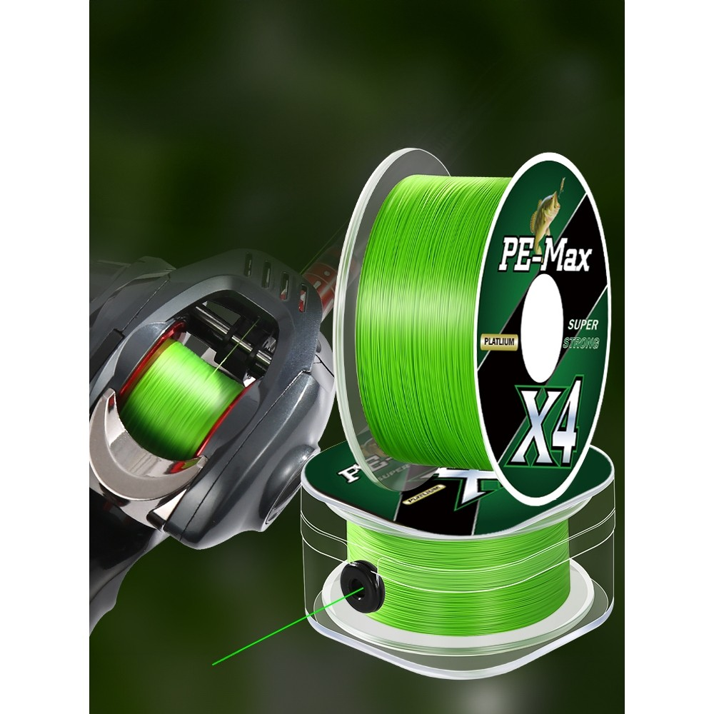 Linha De Pesca Multifilamento 300m/500m Verde Cinza Multicor 4 Fios Super Resistente PE
