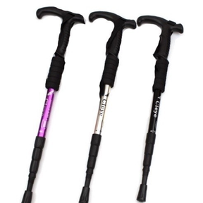 Bengala Bastão Para Caminhada Trilha Trekking Ajustável em Alumínio