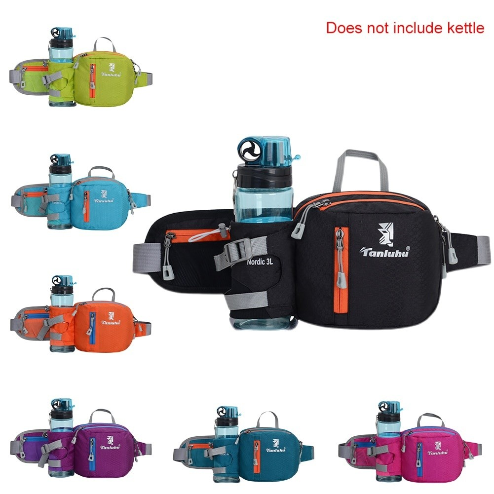 Saco De Corrida Maratona Cintura Unissex Esportes Ao Ar Livre Caminhada Telefone Fanny Pack Ginásio Fitness Água Garrafa