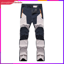 Calças De Trabalho Para Caminhadas Ao Ar Livre À Prova D'água Com Bolsos Zíper