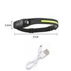 Kit 2 Lanterna de cabeça com SUPER LED Recarregável USB Type C anjgg