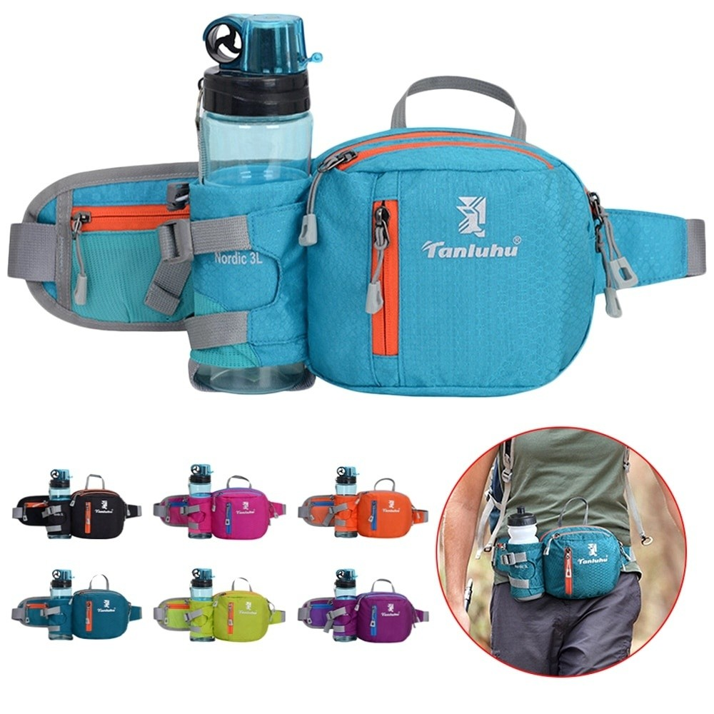 Saco De Corrida Maratona Cintura Unissex Esportes Ao Ar Livre Caminhada Telefone Fanny Pack Ginásio Fitness Água Garrafa