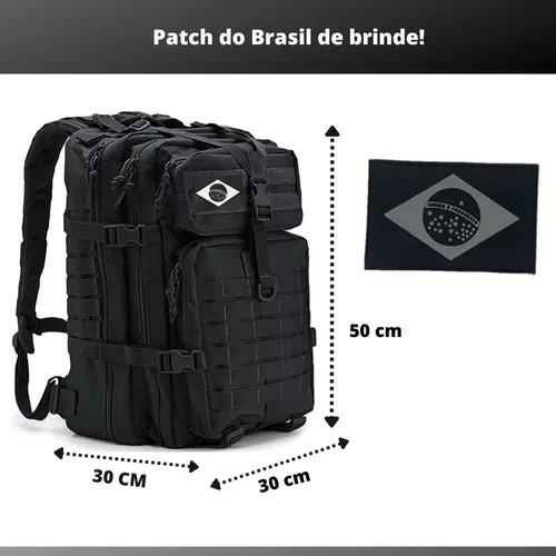 Mochila Camping Tatica Militar À Prova D'água De Grande Capacidade Com Bandeira