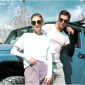 Mangas De Braço De Seda Gelada 1 Par Para Acampamento , Caminhada , Montanhismo , Ciclismo