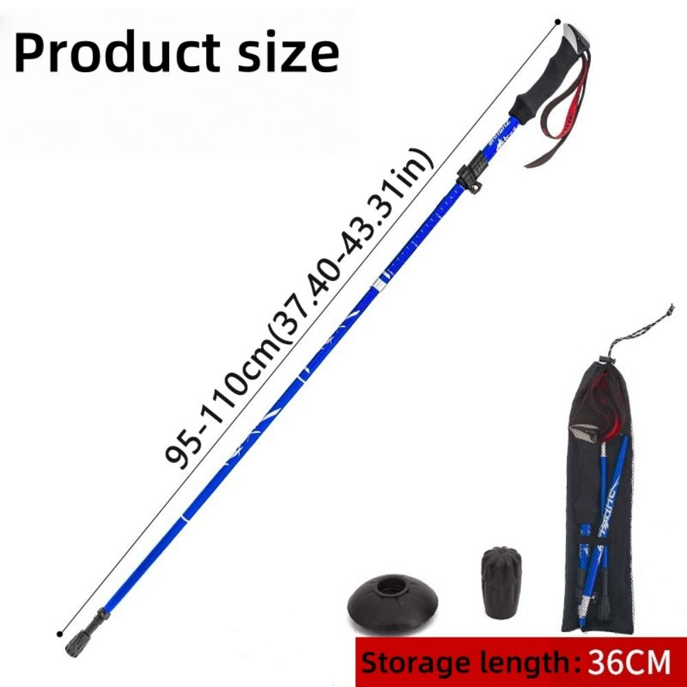 DION1UE Bastões De Trekking Ao Ar Livre , Travas Rápidas Ajustáveis De 3 Seções , Bengalas Dobráveis