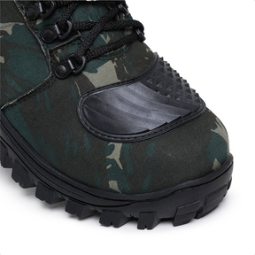 Bota camuflada caça e pesca lançamento militar