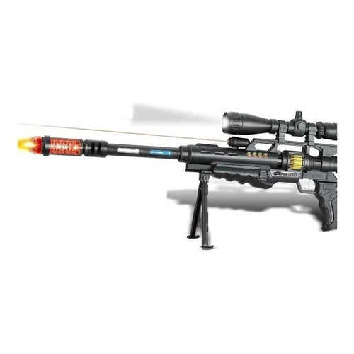 Rifle De Precisão Sniper De Brinquedo Arma Mira A Lazer Nerf