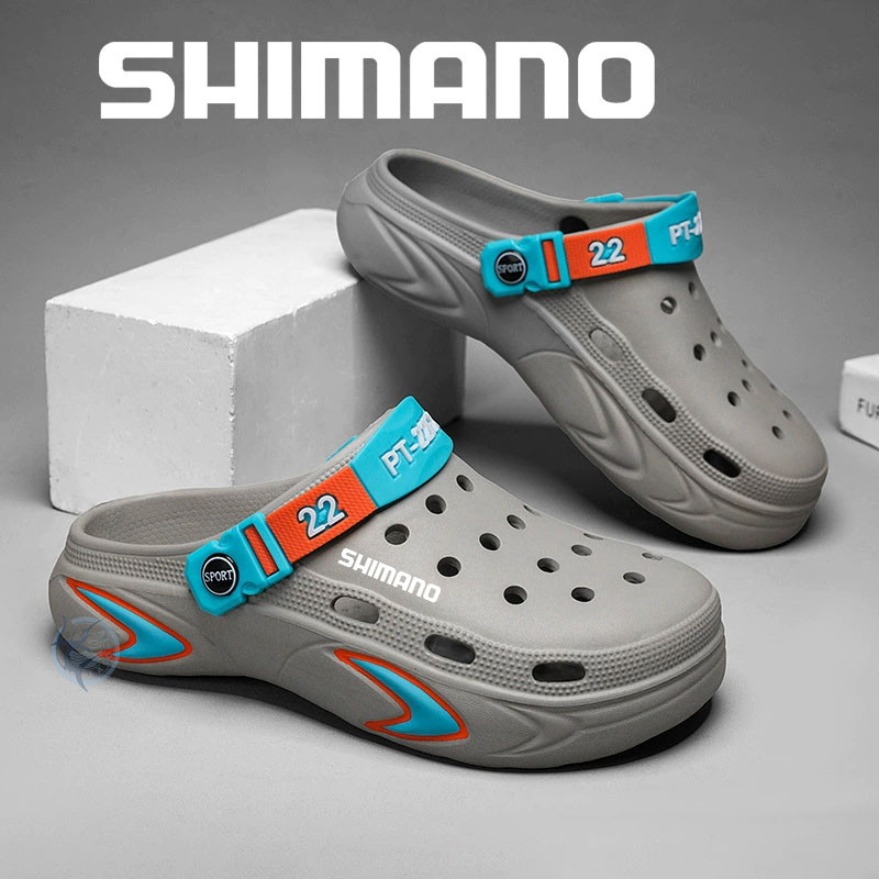 Shimano Hole Shoes Homens Verão Antiderrapante E Resistente Ao Desgaste Sandálias De Praia Calçados Esportivos Masculino