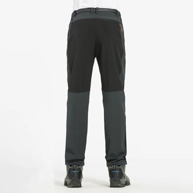 Calças De Caminhada De Lã Quente Grossa Dos Homens Inverno À Prova Dwaterproof Água Casca Macia Chuva Trekking Acampamen