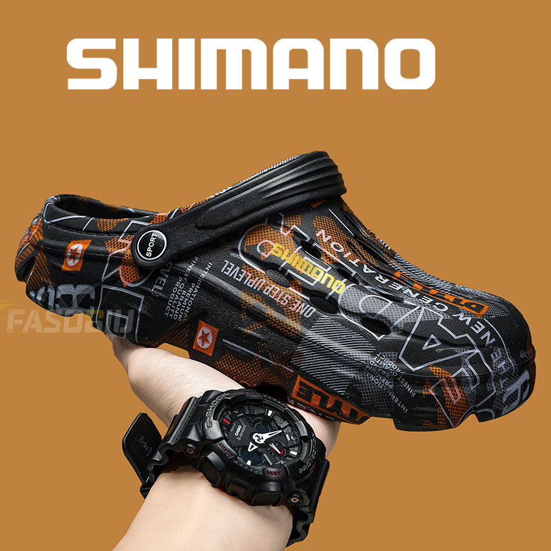 SHIMANO 2025 Novos Sapatos De Pesca Masculinos Verão Respirável Antiderrapante Praia Buraco