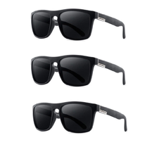 KIT 3 Óculos de sol Quikisver moda verão com proteção uv400