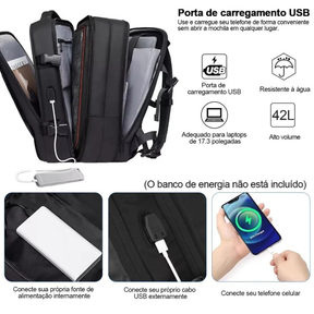 Males Multifuncional Viagem Mochila Portátil Grande Capacidade Transpirável Bagagem De Mão