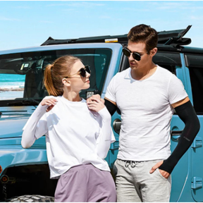 Mangas De Braço De Seda Gelada 1 Par Para Acampamento , Caminhada , Montanhismo , Ciclismo