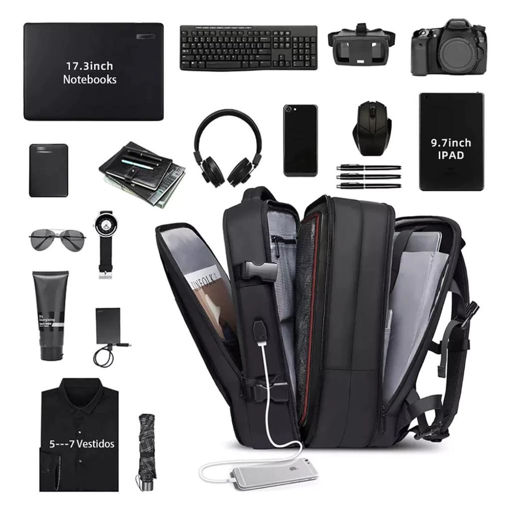 Males Multifuncional Viagem Mochila Portátil Grande Capacidade Transpirável Bagagem De Mão