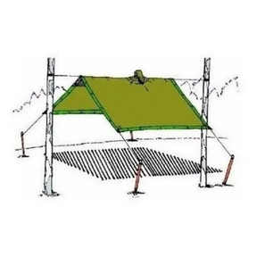 Novo - Poncho Militar Camuflado 3 em 1 — Capa de Chuva, Lona Camping e Abrigo Impermeável.