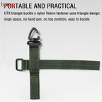 Gancho Multiuso Tático Militar VERDE Fivela de Armazenamento para Acampamento, Escalada, Mochila | Organizador de Cordas