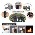 12 em 1 Kit De Acampamento Aventura De Sobrevivência De Emergência Acampamento Tático Militar Aventura Trilha