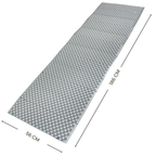 Colchonete Esteira de Acampamento Isolante Térmico Camping 185x56x2cm ZELT