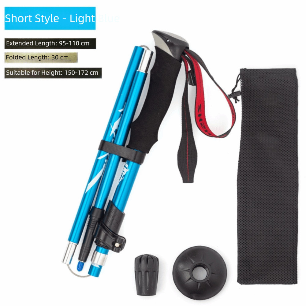 DION1UE Bastões De Trekking Ao Ar Livre , Travas Rápidas Ajustáveis De 3 Seções , Bengalas Dobráveis