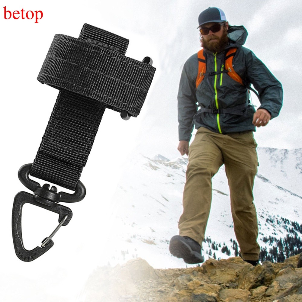 Gancho Multiuso Tático Militar VERDE Fivela de Armazenamento para Acampamento, Escalada, Mochila | Organizador de Cordas