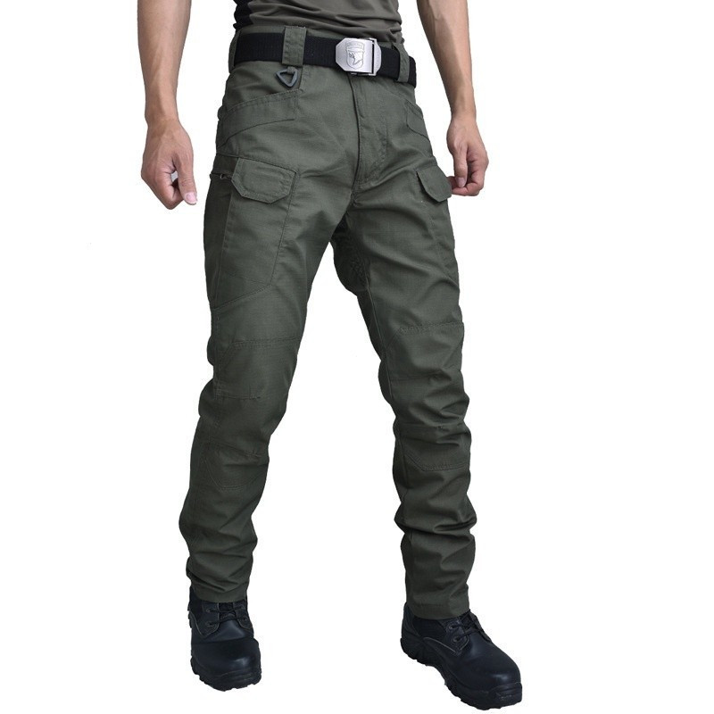 Calças Táticas de Camuflagem S-6XL para Trabalho ao Ar Livre, Impermeáveis e Respiráveis, Múltiplos Bolsos, Soltas e Dur