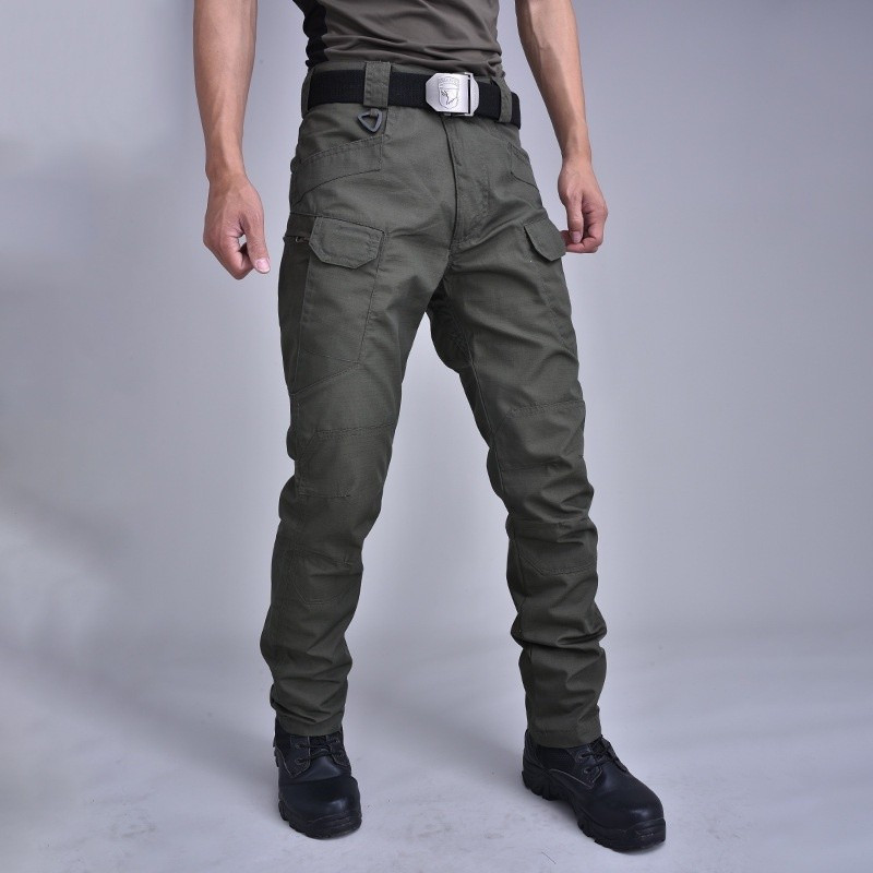 Calças Táticas de Camuflagem S-6XL para Trabalho ao Ar Livre, Impermeáveis e Respiráveis, Múltiplos Bolsos, Soltas e Dur