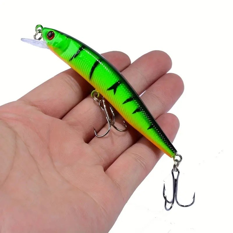 Kit 5/10 Iscas Artificiais Importadas 1/2 Meia Água de 9 cms e 8,5 gramas Pesca Tucunaré Traíra Dourado Robalo Black Bas