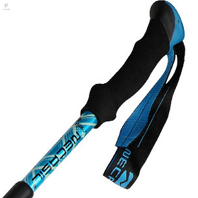 Bastões De Trekking Dobráveis Para Caminhadas , Leves , Ajustáveis , Duráveis , Uso Em E Escalada