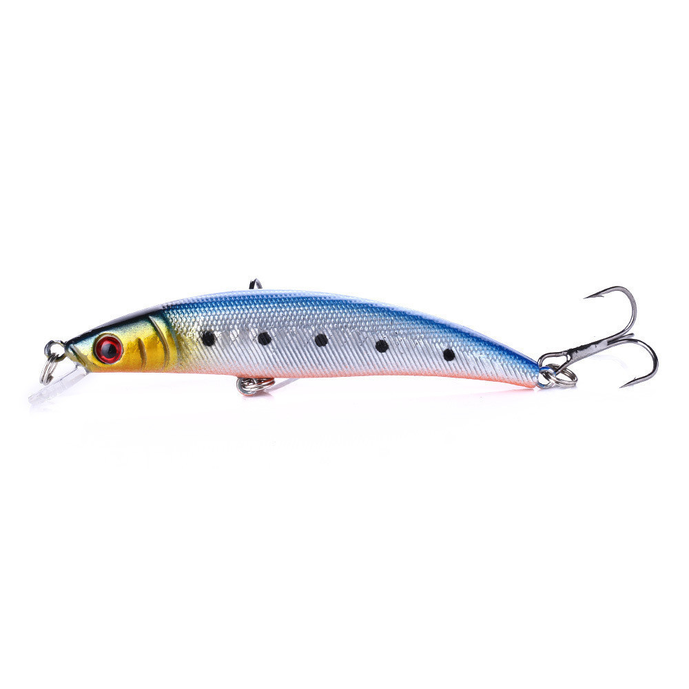 Kit 5/10 Iscas Artificiais Importadas 1/2 Meia Água de 9 cms e 8,5 gramas Pesca Tucunaré Traíra Dourado Robalo Black Bas