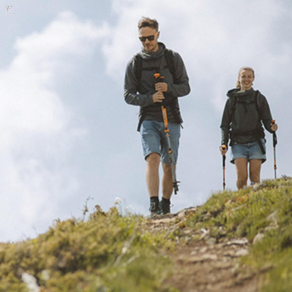 Bastões De Trekking Dobráveis Para Caminhadas , Leves , Ajustáveis , Duráveis , Uso Em E Escalada