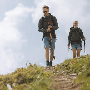 Bastões De Trekking Dobráveis Para Caminhadas , Leves , Ajustáveis , Duráveis , Uso Em E Escalada