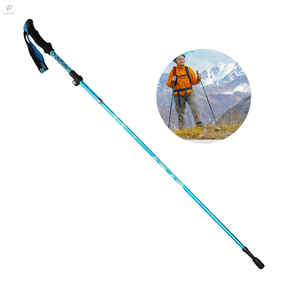 Bastões De Trekking Dobráveis Para Caminhadas , Leves , Ajustáveis , Duráveis , Uso Em E Escalada