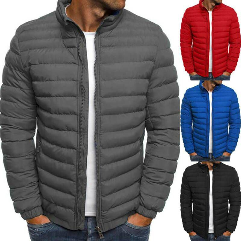 Casaco Quente Bubble Warm Coat Jacket Puffer Masculino Acolchoado Inverno Roupa Exterior Leve