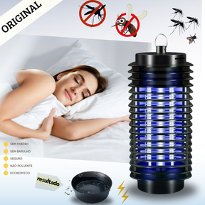 Luz LED Abajur Mata Insetos Bivolt - Armadilha Elétrica Segura e Ecológica para seu Ambiente