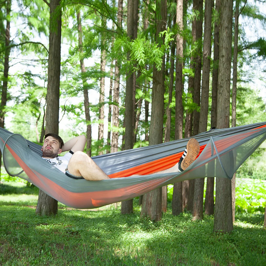 Rede Com Tela Mosquiteiro Cor: Laranja Snel Camping