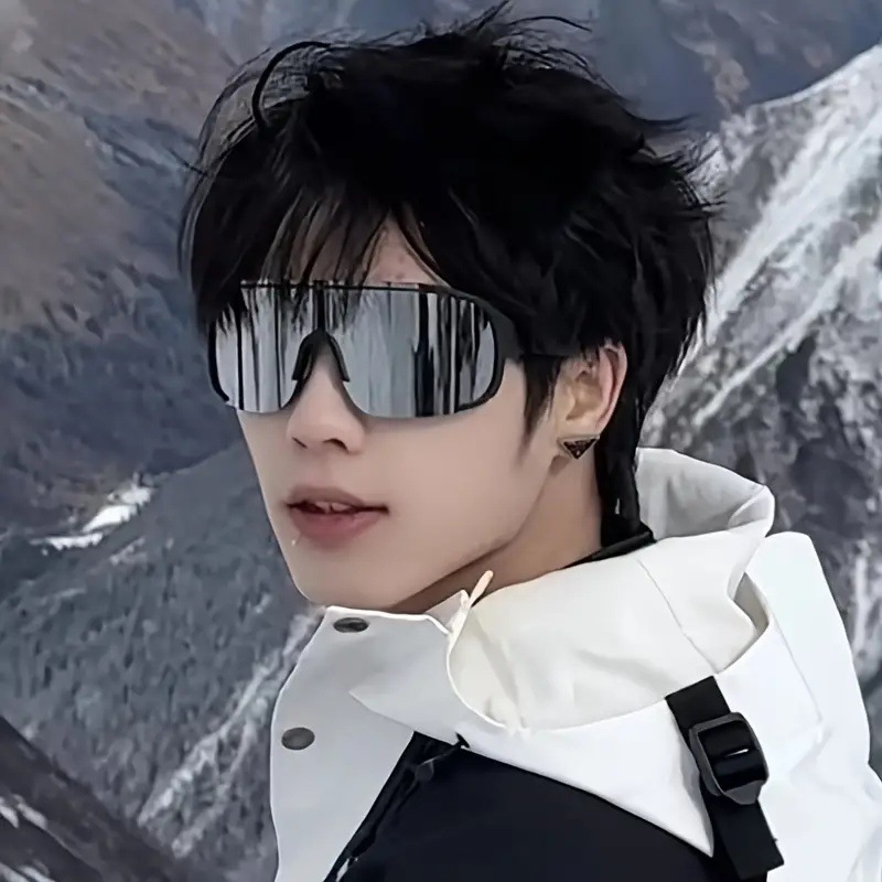 Óculos Para Montanhismo E Ciclismo De Estrada-À Prova De Vento Com Lente Anti-UV Atividades Ao Ar Livre Unissex